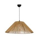 GLOBOSTAR® HATA 205-0037 Boho Κρεμαστό Φωτιστικό Οροφής με Ντουί 1 x E27 AC 220-240V IP20 - Μπεζ - M60 x Π60 x Υ27cm