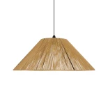 GLOBOSTAR® HATA 205-0037 Boho Κρεμαστό Φωτιστικό Οροφής με Ντουί 1 x E27 AC 220-240V IP20 - Μπεζ - M60 x Π60 x Υ27cm