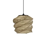 GLOBOSTAR® HUSLE 205-0045 Boho Κρεμαστό Φωτιστικό Οροφής με Ντουί 1 x E27 AC 220-240V IP20 - Μπεζ - M31 x Π31 x Υ28cm