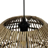 GLOBOSTAR® ARANCIA 205-0048 Boho Κρεμαστό Φωτιστικό Οροφής με Ντουί 1 x E27 AC 220-240V IP20 - Μπεζ - M46 x Π46 x Υ35cm