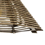 GLOBOSTAR® JUTTI 205-0051 Boho Κρεμαστό Φωτιστικό Οροφής με Ντουί 1 x E27 AC 220-240V IP20 - Καφέ- M40 x Π40 x Υ26cm