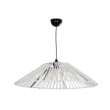 GLOBOSTAR® JAPAN 205-0053 Boho Κρεμαστό Φωτιστικό Οροφής με Ντουί 1 x E27 AC 220-240V IP20 - Λευκό - M60 x Π60 x Υ20cm