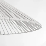 GLOBOSTAR® JAPAN 205-0053 Boho Κρεμαστό Φωτιστικό Οροφής με Ντουί 1 x E27 AC 220-240V IP20 - Λευκό - M60 x Π60 x Υ20cm