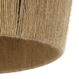 GLOBOSTAR® CONE 205-0057 Boho Κρεμαστό Φωτιστικό Οροφής με Ντουί 1 x E27 AC 220-240V IP20 - Μπεζ - M38 x Π38 x 34cm