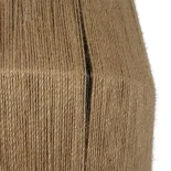 GLOBOSTAR® CONE 205-0057 Boho Κρεμαστό Φωτιστικό Οροφής με Ντουί 1 x E27 AC 220-240V IP20 - Μπεζ - M38 x Π38 x 34cm