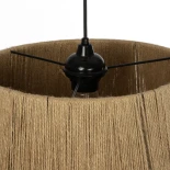 GLOBOSTAR® CONE 205-0057 Boho Κρεμαστό Φωτιστικό Οροφής με Ντουί 1 x E27 AC 220-240V IP20 - Μπεζ - M38 x Π38 x 34cm
