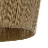 GLOBOSTAR® CONE 205-0058 Boho Κρεμαστό Φωτιστικό Οροφής με Ντουί 1 x E27 AC 220-240V IP20 - Μπεζ - M55 x Π55 x 50cm