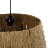 GLOBOSTAR® CONE 205-0058 Boho Κρεμαστό Φωτιστικό Οροφής με Ντουί 1 x E27 AC 220-240V IP20 - Μπεζ - M55 x Π55 x 50cm