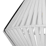 GLOBOSTAR® NUI 205-0063 Boho Κρεμαστό Φωτιστικό Οροφής με Ντουί 1 x E27 AC 220-240V IP20 - Λευκό - M36 x Π36 x Υ27cm