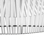 GLOBOSTAR® NUI 205-0064 Boho Κρεμαστό Φωτιστικό Οροφής με Ντουί 1 x E27 AC 220-240V IP20 - Λευκό - M60 x Π60 x Υ41cm