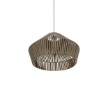 GLOBOSTAR® NUI 205-0068 Boho Κρεμαστό Φωτιστικό Οροφής με Ντουί 1 x E27 AC 220-240V IP20 - Μπεζ - M60 x Π60 x Υ41cm