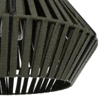 GLOBOSTAR® NUI 205-0069 Boho Κρεμαστό Φωτιστικό Οροφής με Ντουί 1 x E27 AC 220-240V IP20 - Πρασίνο - M36 x Π36 x Υ27cm