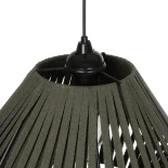 GLOBOSTAR® NUI 205-0069 Boho Κρεμαστό Φωτιστικό Οροφής με Ντουί 1 x E27 AC 220-240V IP20 - Πρασίνο - M36 x Π36 x Υ27cm