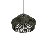 GLOBOSTAR® NUI 205-0070 Boho Κρεμαστό Φωτιστικό Οροφής με Ντουί 1 x E27 AC 220-240V IP20 - Πρασίνο - M60 x Π60 x Υ41cm