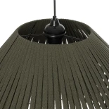 GLOBOSTAR® NUI 205-0070 Boho Κρεμαστό Φωτιστικό Οροφής με Ντουί 1 x E27 AC 220-240V IP20 - Πρασίνο - M60 x Π60 x Υ41cm