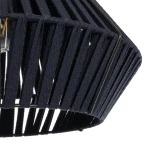 GLOBOSTAR® NUI 205-0071 Boho Κρεμαστό Φωτιστικό Οροφής με Ντουί 1 x E27 AC 220-240V IP20 - Μπλε - M36 x Π36 x Υ27cm