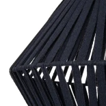 GLOBOSTAR® NUI 205-0071 Boho Κρεμαστό Φωτιστικό Οροφής με Ντουί 1 x E27 AC 220-240V IP20 - Μπλε - M36 x Π36 x Υ27cm