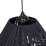 GLOBOSTAR® NUI 205-0071 Boho Κρεμαστό Φωτιστικό Οροφής με Ντουί 1 x E27 AC 220-240V IP20 - Μπλε - M36 x Π36 x Υ27cm