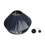 GLOBOSTAR® NUI 205-0072 Boho Κρεμαστό Φωτιστικό Οροφής με Ντουί 1 x E27 AC 220-240V IP20 - Μπλε - M60 x Π60 x Υ41cm