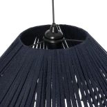 GLOBOSTAR® NUI 205-0072 Boho Κρεμαστό Φωτιστικό Οροφής με Ντουί 1 x E27 AC 220-240V IP20 - Μπλε - M60 x Π60 x Υ41cm