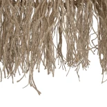 GLOBOSTAR® REGEN 205-0074 Boho Κρεμαστό Φωτιστικό Οροφής με Ντουί 1 x E27 AC 220-240V IP20 - Μπεζ - M30 x Π30 x Υ40cm