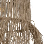 GLOBOSTAR® REGEN 205-0074 Boho Κρεμαστό Φωτιστικό Οροφής με Ντουί 1 x E27 AC 220-240V IP20 - Μπεζ - M30 x Π30 x Υ40cm