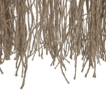 GLOBOSTAR® ROKA 205-0075 Boho Κρεμαστό Φωτιστικό Οροφής με Ντουί 1 x E27 AC 220-240V IP20 - Μπεζ - M30 x Π30 x Υ45cm