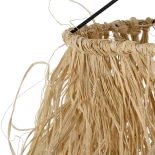 GLOBOSTAR® PIOVERE 205-0078 Boho Κρεμαστό Φωτιστικό Οροφής με Ντουί 1 x E27 AC 220-240V IP20 - Μπεζ - M35 x Π35 x Υ70cm