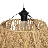 GLOBOSTAR® PIOVERE 205-0078 Boho Κρεμαστό Φωτιστικό Οροφής με Ντουί 1 x E27 AC 220-240V IP20 - Μπεζ - M35 x Π35 x Υ70cm