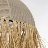 GLOBOSTAR® PLUVIA 205-0080 Boho Κρεμαστό Φωτιστικό Οροφής με Ντουί 1 x E27 AC 220-240V IP20 - Μπεζ - M50 x Π50 x Υ80cm