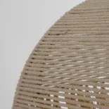 GLOBOSTAR® PLUVIA 205-0080 Boho Κρεμαστό Φωτιστικό Οροφής με Ντουί 1 x E27 AC 220-240V IP20 - Μπεζ - M50 x Π50 x Υ80cm