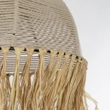 GLOBOSTAR® PLUVIA 205-0081 Boho Κρεμαστό Φωτιστικό Οροφής με Ντουί 1 x E27 AC 220-240V IP20 - Μπεζ - M40 x Π40 x Υ70cm