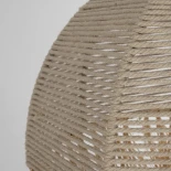 GLOBOSTAR® PLUVIA 205-0081 Boho Κρεμαστό Φωτιστικό Οροφής με Ντουί 1 x E27 AC 220-240V IP20 - Μπεζ - M40 x Π40 x Υ70cm