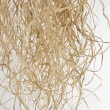 GLOBOSTAR® PLUVIA 205-0082 Boho Κρεμαστό Φωτιστικό Οροφής με Ντουί 1 x E27 AC 220-240V IP20 - Μπεζ - M30 x Π30 x Υ70cm