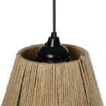 GLOBOSTAR® PULVIS 205-0083 Boho Κρεμαστό Φωτιστικό Οροφής με Ντουί 1 x E27 AC 220-240V IP20 - Μπεζ - M22 x Π22 x Υ22cm