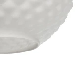 GLOBOSTAR® KEGEL 206-0004 Μοντέρνο Κρεμαστό Φωτιστικό Οροφής με Ντουί 1 x E27 AC 220-240V IP20 - Λευκό - Μ20 x Π20 x Υ20cm