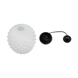 GLOBOSTAR® KEGEL 206-0005 Μοντέρνο Κρεμαστό Φωτιστικό Οροφής με Ντουί 1 x E27 AC 220-240V IP20 - Λευκό - Μ19 x Π19 x Υ19cm