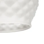 GLOBOSTAR® KEGEL 206-0005 Μοντέρνο Κρεμαστό Φωτιστικό Οροφής με Ντουί 1 x E27 AC 220-240V IP20 - Λευκό - Μ19 x Π19 x Υ19cm