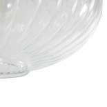 GLOBOSTAR® PERA 206-0009 Μοντέρνο Κρεμαστό Φωτιστικό Οροφής με Ντουί 1 x E27 AC 220-240V IP20 - Διάφανο - Μ30 x Π30 x Υ22cm