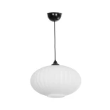 GLOBOSTAR® PERA 206-0011 Μοντέρνο Κρεμαστό Φωτιστικό Οροφής με Ντουί 1 x E27 AC 220-240V IP20 - Λευκό - Μ30 x Π30 x Υ22cm