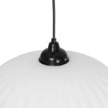 GLOBOSTAR® PERA 206-0011 Μοντέρνο Κρεμαστό Φωτιστικό Οροφής με Ντουί 1 x E27 AC 220-240V IP20 - Λευκό - Μ30 x Π30 x Υ22cm