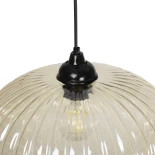 GLOBOSTAR® PERA 206-0012 Μοντέρνο Κρεμαστό Φωτιστικό Οροφής με Ντουί 1 x E27 AC 220-240V IP20 - Mελί - Μ30 x Π30 x Υ22cm