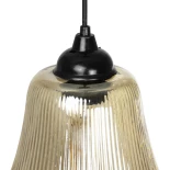 GLOBOSTAR® VERRE 206-0022 Μοντέρνο Κρεμαστό Φωτιστικό Οροφής με Ντουί 1 x E27 AC 220-240V IP20 - Mελί - Μ38 x Π38 x Υ34cm
