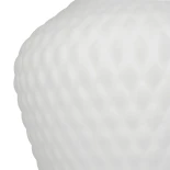 GLOBOSTAR® SKLO 206-0023 Μοντέρνο Κρεμαστό Φωτιστικό Οροφής με Ντουί 1 x E27 AC 220-240V IP20 - Λευκό - Μ22 x Π22 x Υ31cm