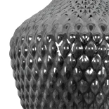 GLOBOSTAR® SKLO 206-0024 Μοντέρνο Κρεμαστό Φωτιστικό Οροφής με Ντουί 1 x E27 AC 220-240V IP20 - Μαύρο Φιμέ - Μ22 x Π22 x Υ31cm