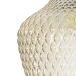 GLOBOSTAR® SKLO 206-0025 Μοντέρνο Κρεμαστό Φωτιστικό Οροφής με Ντουί 1 x E27 AC 220-240V IP20 - Mελί - Μ22 x Π22 x Υ31cm