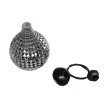 GLOBOSTAR® BASTIK 206-0026 Μοντέρνο Κρεμαστό Φωτιστικό Οροφής με Ντουί 1 x E27 AC 220-240V IP20 - Μαύρο Φιμέ - Μ22 x Π22 x Υ26cm