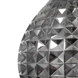 GLOBOSTAR® BASTIK 206-0026 Μοντέρνο Κρεμαστό Φωτιστικό Οροφής με Ντουί 1 x E27 AC 220-240V IP20 - Μαύρο Φιμέ - Μ22 x Π22 x Υ26cm