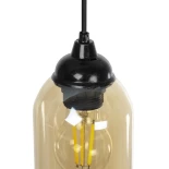 GLOBOSTAR® TUBE 206-0031 Μοντέρνο Κρεμαστό Φωτιστικό Οροφής με Ντουί 1 x E27 AC 220-240V IP20 - Mελί - Μ10 x Π10 x Υ24cm