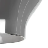 GLOBOSTAR® OVOCE 206-0032 Μοντέρνο Κρεμαστό Φωτιστικό Οροφής με Ντουί 1 x E27 AC 220-240V IP20 - Μαύρο Φιμέ - Μ20 x Π20 x Υ22cm